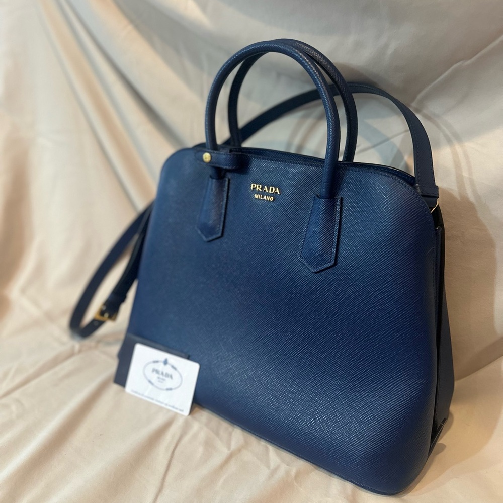 Prada Milano Blue Women's Bag - Picture 7 of 14